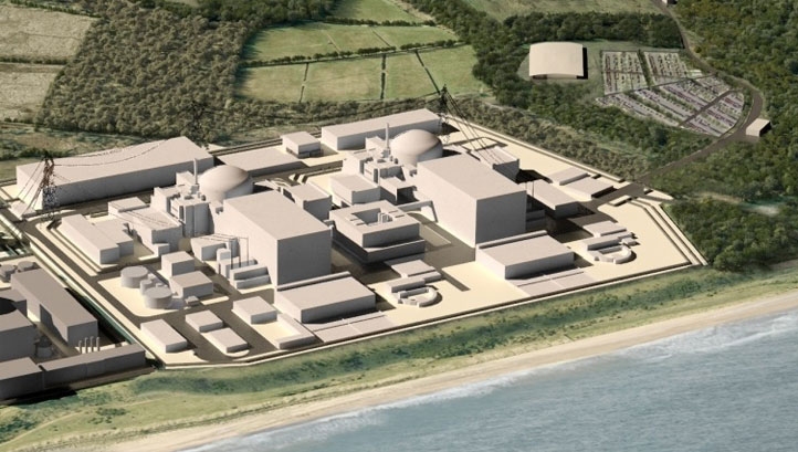 Pictured: An artist's impression of Sizewell C. Image: EDF